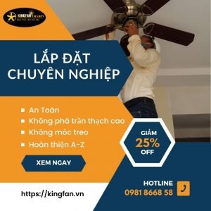 lắp quạt trần