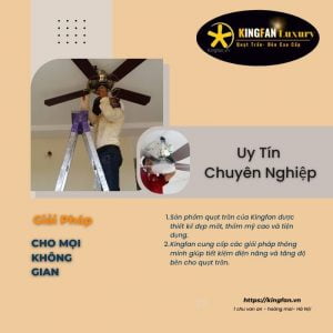 lắp quạt trần chung cư
