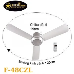 Quạt trần 3 cánh Panasonic F-48CZL