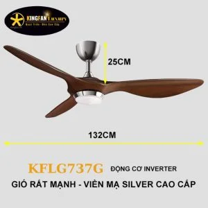 Quạt trần chung cư hiện đại KFLG737G