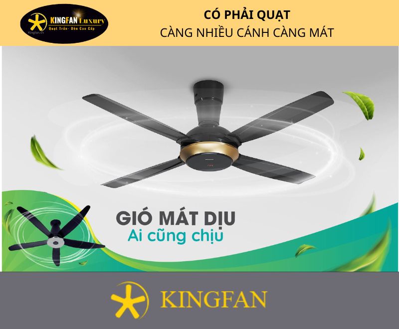 Quạt Càng Nhiều Cánh Càng Mát Có Phải quạt càng nhiều cánh sẽ mát hơn